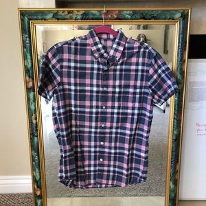 J. Crew Men’s Short Sleeved Button Down